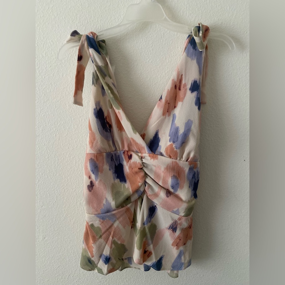 Multi color top